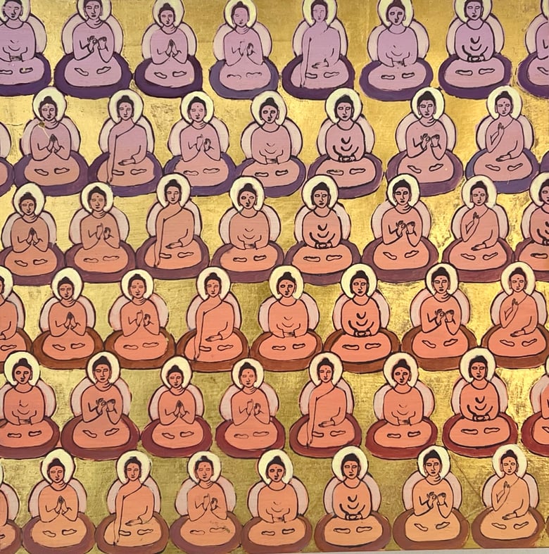 Image of Tiny Radiant Rainbow Buddhas II
