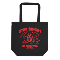 Image 1 of The "Stay Frightful" Tote Bag