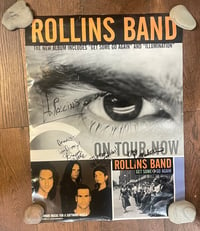 Rollins Band – Get Some Go Again poster signed by band!
