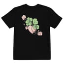 Image 1 of Lucky Organic Embroidered front -cotton kids t-shirt