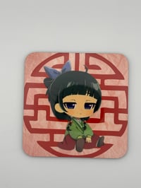 Image 2 of ✨ Set de 4 Dessous de Verre – “Les Carnets de l’Apothicaire” 🍵🌸