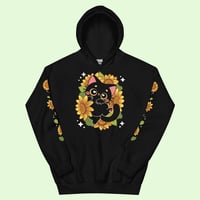 Image 1 of Sunflower Kitty Hoodie