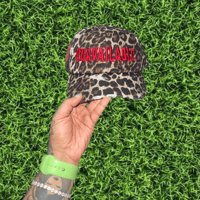 Image 2 of Leopard & Red Dad Hat 
