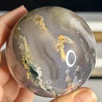 Image 3 of Moss Agate Sphere (28A)