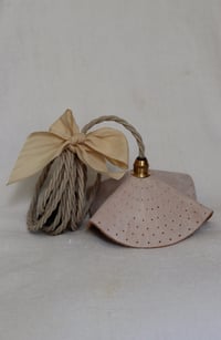 Image 1 of Sculptural pierced and painted pendant 