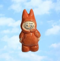 Labubu Charm Flame Orange