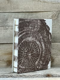 Image 1 of Medium Nature Print French Link Blank Book (wood)