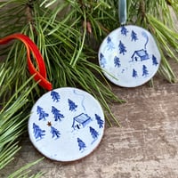 Image 1 of Christmas Cabin Decoration - 1 Star