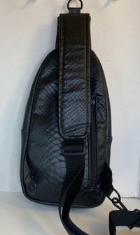 Image 4 of Jessie Sling Crossbody Bag Black Anaconda 