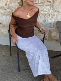 Image 5 of ATHENA MAXI SKIRT - CROCHET LACE