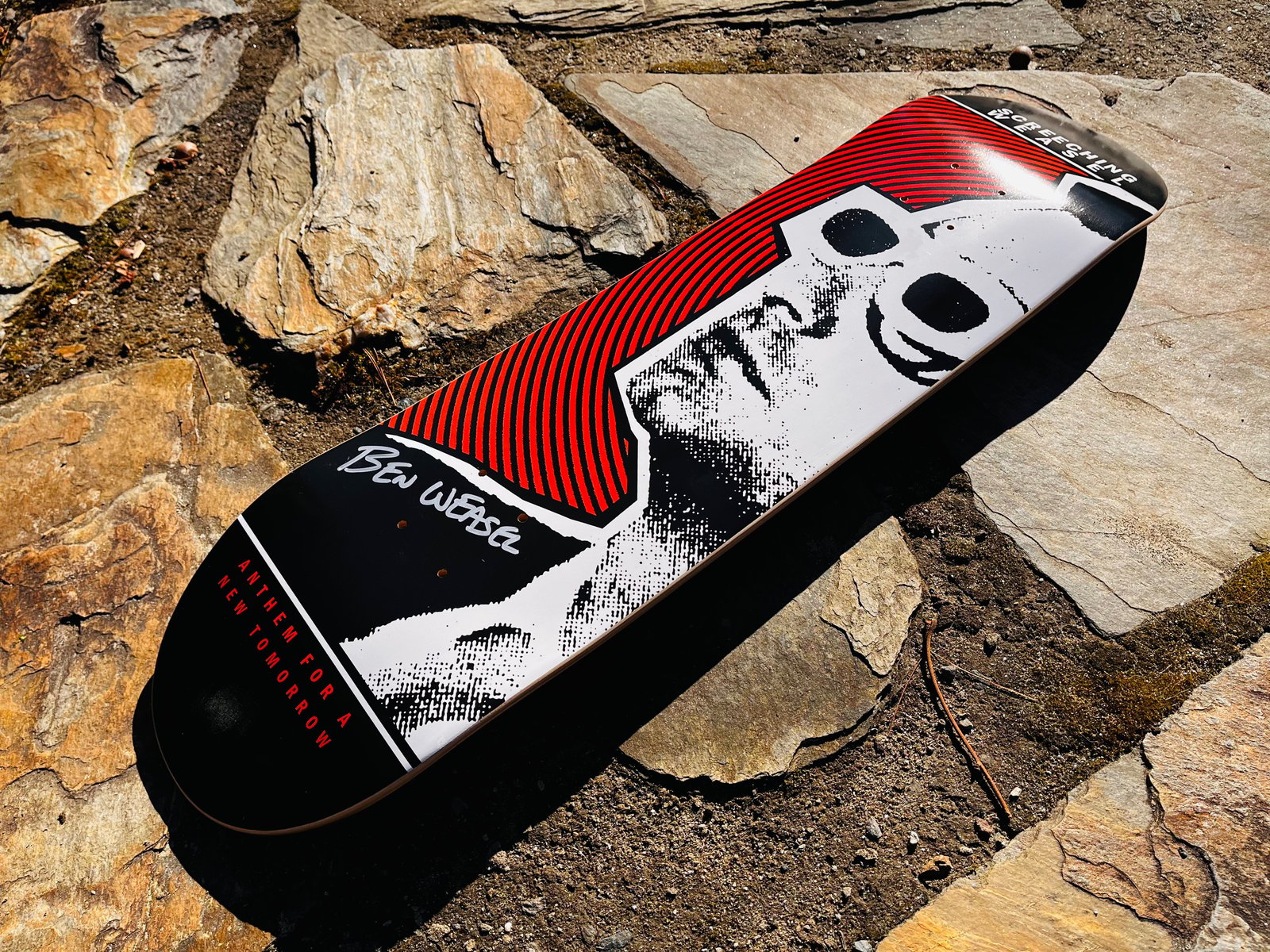 Screeching Weasel Skateboard- signed [SILVER] #'d/150 Anthem For A