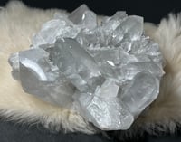 Image 3 of Grey Phantom Quartz Points Cluster #2244