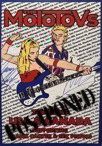 ‘USA & Canada 2025 POSTPONED’ Signed Poster