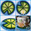 Lily Pad Mug Rug **PREORDER**