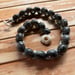 Image of Speckled Kupe'e necklace with puka and cowrie lip clasp 22 inch