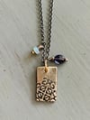 opal charm necklace
