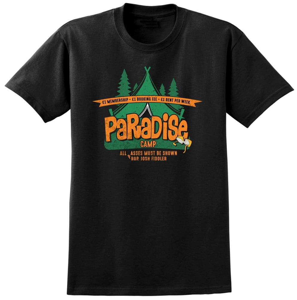 Image of Paradise Camp Carry on Camping Inspired T-shirt