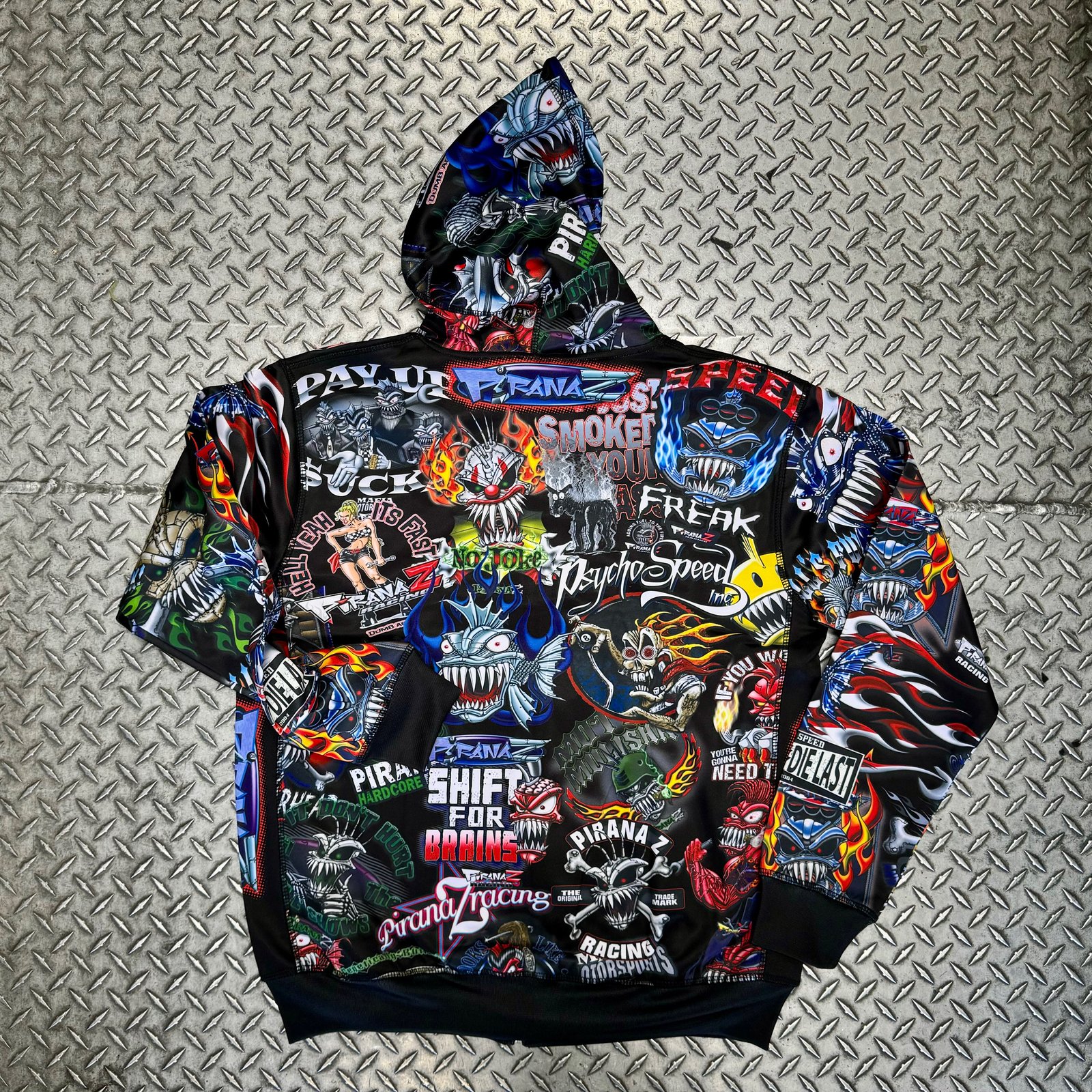 Sticker Bomb Zip Up Hoodie