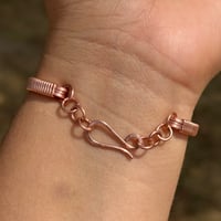 Image 3 of Red Garnet Copper Bracelet ❤️‍🔥