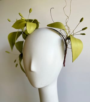 Image of Pistachio flower headpiece  