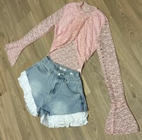 Image 2 of Long sleeve lace bodysuit - 2 colours 
