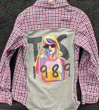 Children’s Vintage Pink/Black/White Cotton Shirt Taylor Swift
