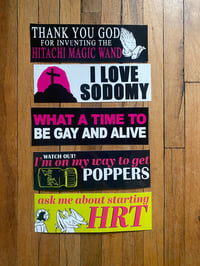 Image 3 of Ask Me About Starting HRT Bumper Sticker 