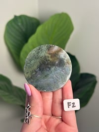 Image 6 of CHOOSE YOUR OWN MOSS AGATE DISK -INDIA- LOT 2