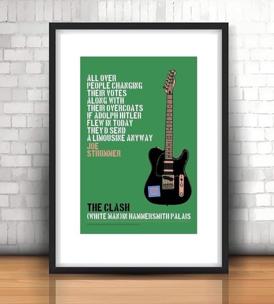 Image of The Clash (White Man) In Hammersmith Palais A3 Print