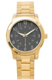Image 1 of Men's Oversized Gold Watch 