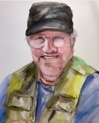 Image 1 of Custom adult watercolour portrait   A4