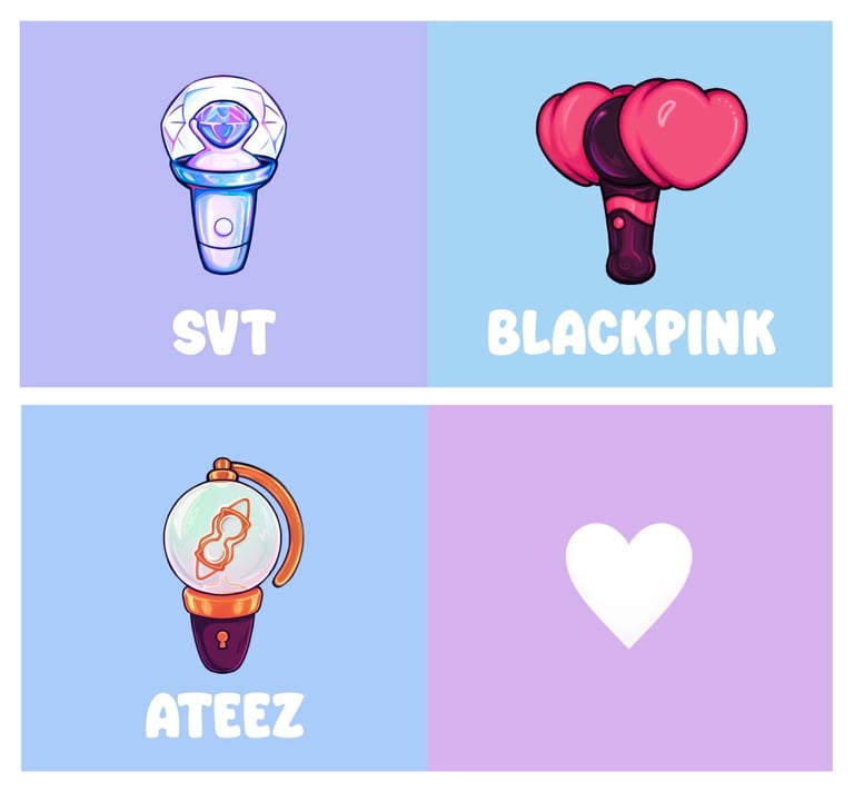 [CHARMS] K-POP Lightsticks 🌸 Image 3