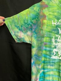 Image 2 of XL Hail Satan Tie Dye Shirt 4