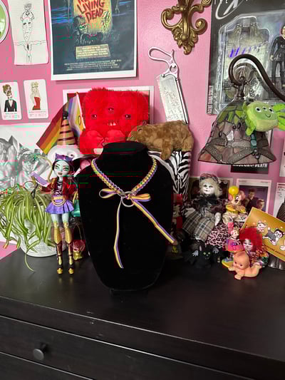 Image of Pride Bow Necklace
