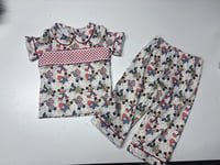 Mickey Mouse avengers smocked pjs 