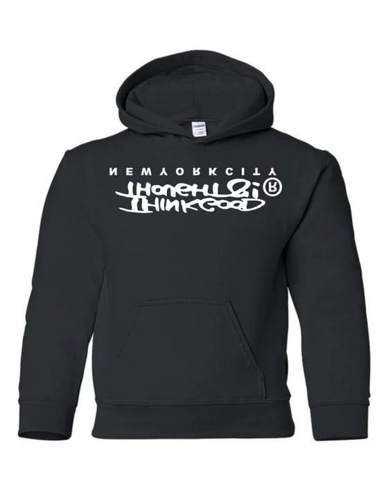 Image of Upside Down Original Logo Hoodie - Black