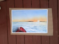Image 2 of 24x16 'Sunrise From the Kayak' Print