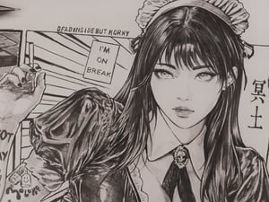 Image of Original Art : Revy - Maid Cafe // Hyde Zhang