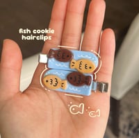 Image 1 of fish cookie hairclip