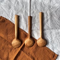 Image 2 of Set of Three Lime Serving Spoons