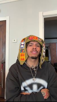 Image 4 of  Military duffel back patchwork hat 