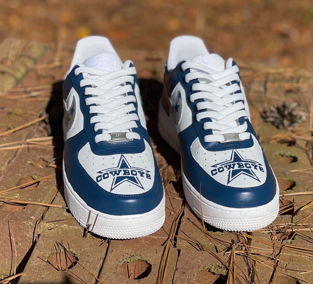 Image of Custom Dallas Cowboys Nike Air Force One 
