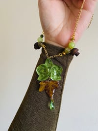 Image 1 of 🌿🤎Ivy Mossy Orchid🤎🌿 Necklace 