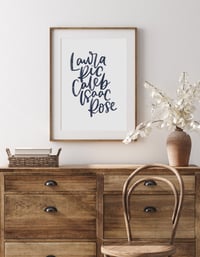 Image 3 of Family Names Print