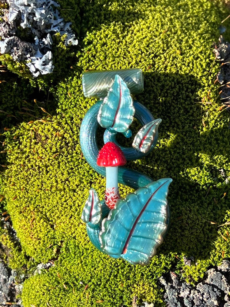 Image of Winter Mushroom Vine Pendant 2