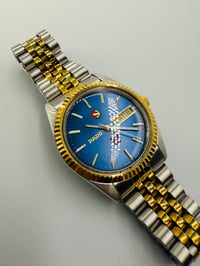 Image 4 of Rado Purple Horse Day Date Blue Dial 2/Tone Automatic Men’s Watch