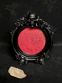Image 2 of Ornate Black skull framed - RED NOBLE FALSE WIDOW WEB