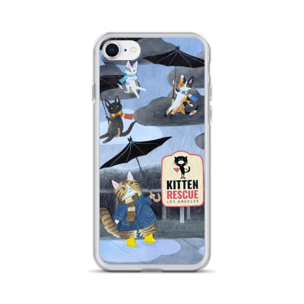 Image of "It's Raining Kittens" iPhone Case