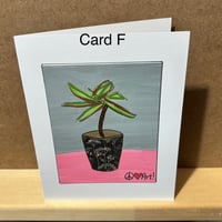 Image 3 of ART - YOUR CHOICE - Vertical Handpainted Art Greeting Card