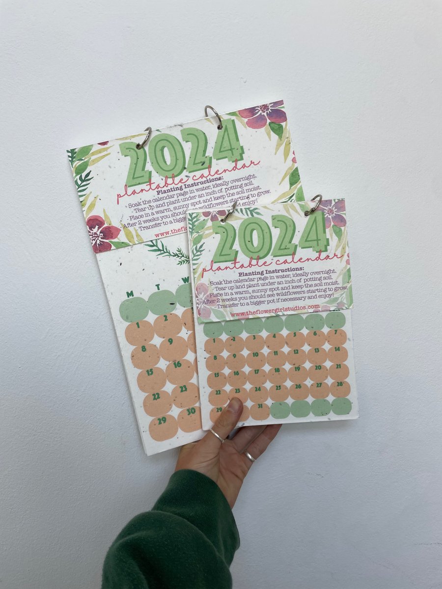 2024 Plantable Seed Calendar